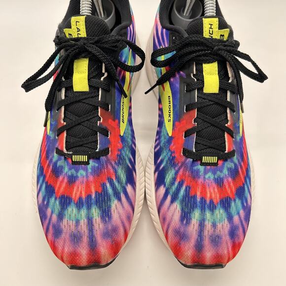 Brooks Launch 8 Shoes Women's Size 10 Tie Dye Running Athletic Sneakers Colorful - Picture 4 of 11
